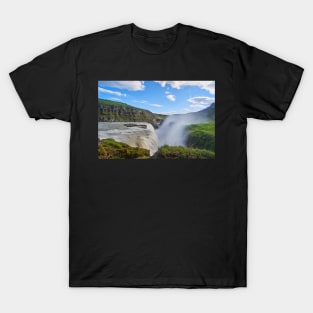 Gullfoss Waterfall, Iceland T-Shirt